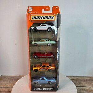 Matchbox MBX Road Cruisers II 5-Pack Die-Cast Model Cars Set